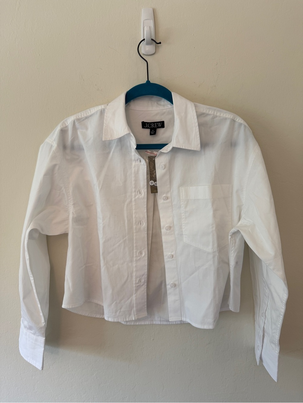 NWT JCrew Étienne cropped button-up shirt size XS CI530 - Picture 6 of 15